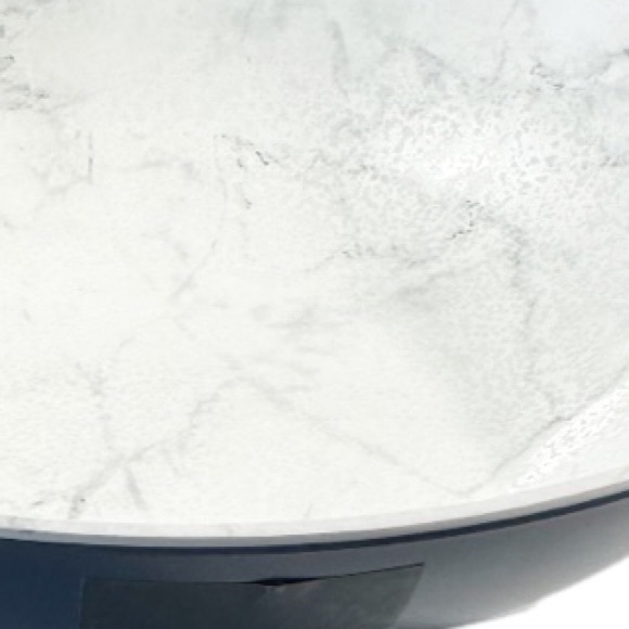 NEW Nautica Home BLUE & FAUX MARBLE Melamine Salad/Pasta/Soup Bowls Set/4 - Picture 5 of 6